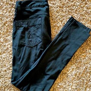 Calvin Klein black jean leggings